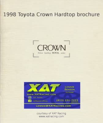  Crown Review ヴィンテージポスター 1984 Toyota Crown Ad. Japan.
